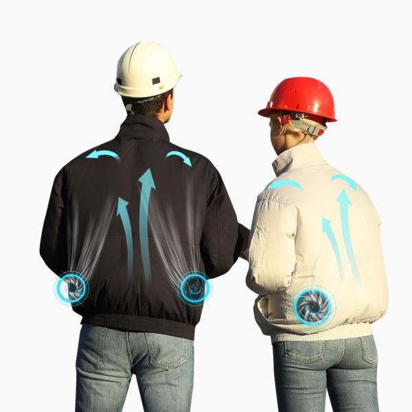 Ar branco roupa condicionada do engodo do ar da prevenção da insolação das camisas 12V