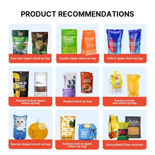 ODM Factory Wholesale Good Quality Ziplock for Food Packaging Beans with Valve Custom Stand up Pouches Packaging Bags Coffee Bag