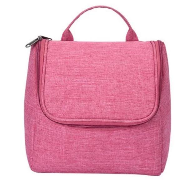 Travel Hanging Wash Bag , Water Resistant Polyester Cosmetic Toiletry Bag