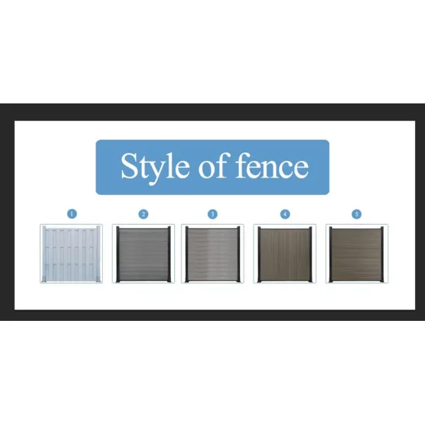 Weatherproof WPC Fencing Panel Low-Upkeep for Commercial Yard