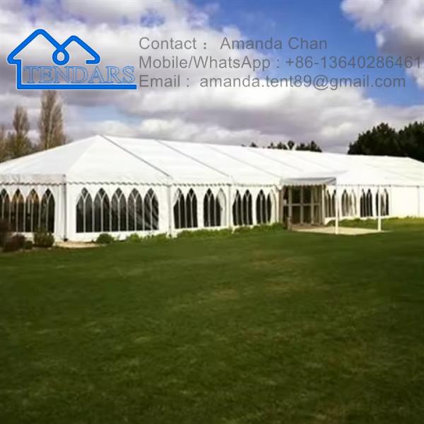 Heavy Duty Large White Waterproof Aluminum Frame Tent Pvc Cover Wedding Marquee Tent