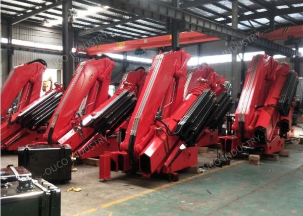 Folding Telescopic Boom Ship Crane 1T10M Hydraulic System Lightweight
