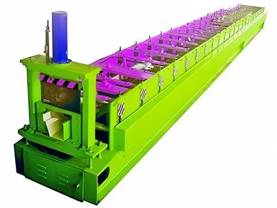 1.0mm Thickness Aluminum Zinc K Style Square Rain Gutter Roll Forming Machine