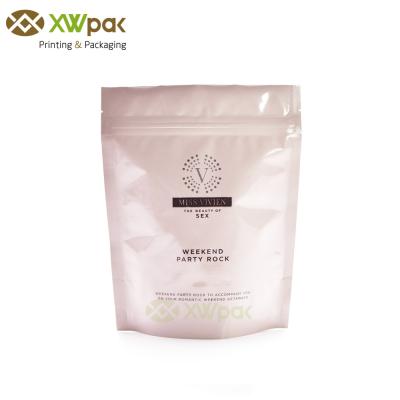 Reclosable Smell Proof Kraft Paper Food Bags , Brown Loose Tea Flat Kraft Paper Bags