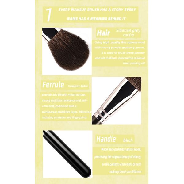 OEM/ODM High-quality Sable Hair Blush Brush