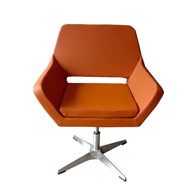 Modern Single Upholstered Leisure Sofa Chair Accent Chair for Apartment Living Room Wool Fleece Armchair Portable Metal Base