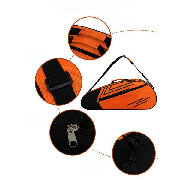Professional Tennis Racquet Bag Durable 600D Polyester Fabric Made
