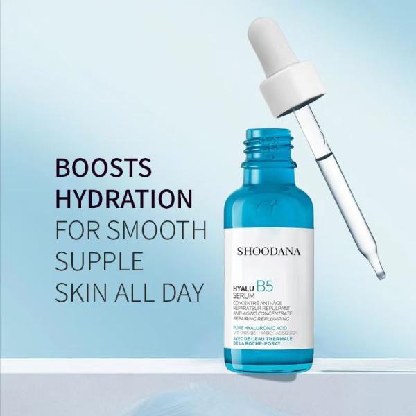 Pure Hyaluronic Acid Serum Vitamin B5 Anti-Aging Hydrating Repairing Fine Lines Wrinkles Safe for Sensitive Skin Face Targeted