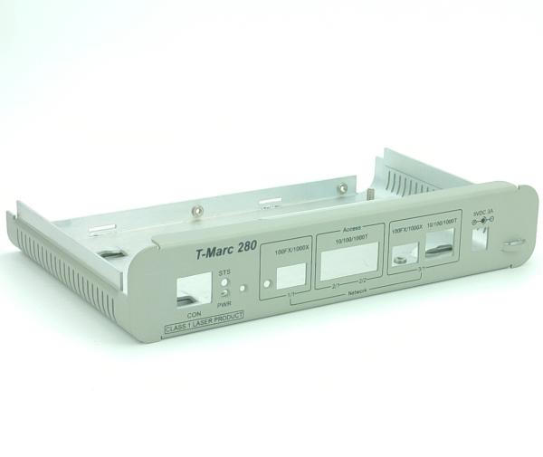 Opções de personalização Anodizing branco folha de alumínio componentes de dobragem de metal