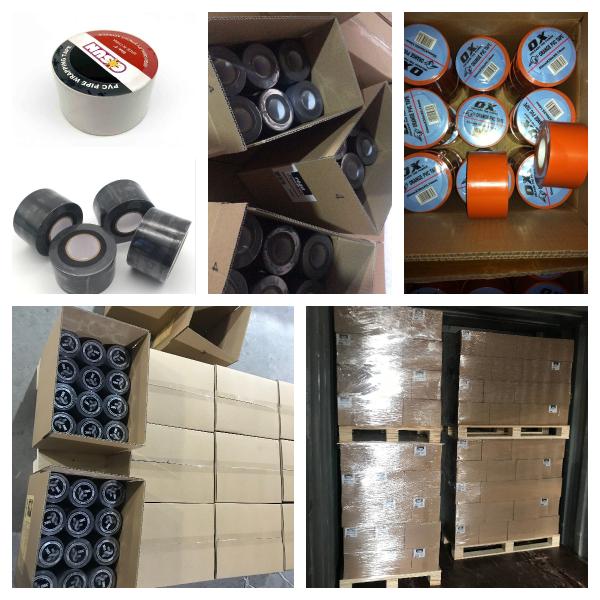 Premier Black Duct Tape Strong Adhesive PVC Pipe Wrapping Tape
