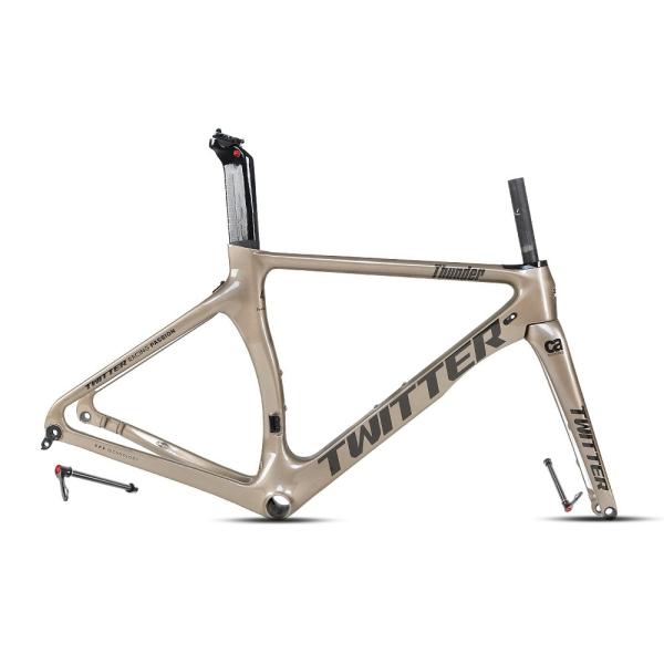 trovão Aero de Twitter do quadro da bicicleta da estrada do carbono 700C de 52cm para a bicicleta da estrada