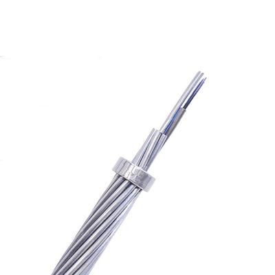 Venda Quente OPGW 48 núcleo Fibra Óptica Cable Stranded Single Mode G652 fio de terra exterior dieléctrico aéreo