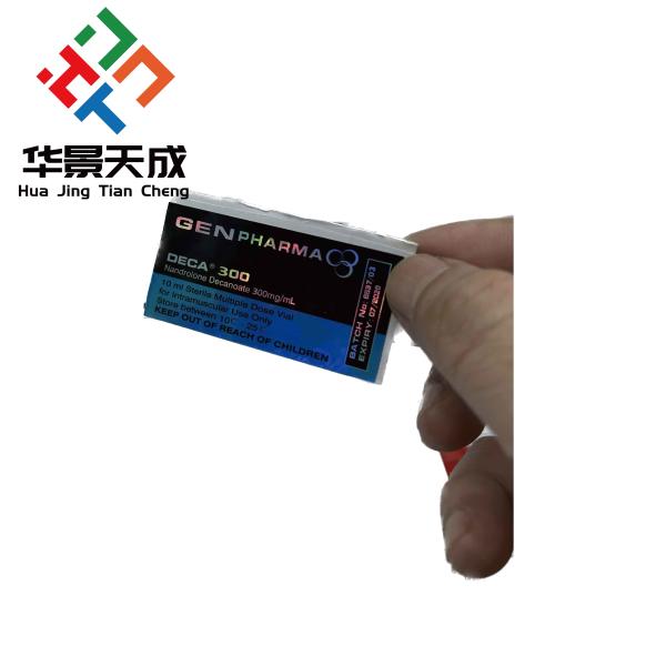 Этикетки пластиковых стеклянных флаконов для печати на горячем штампе для удовлетворения требований клиентов