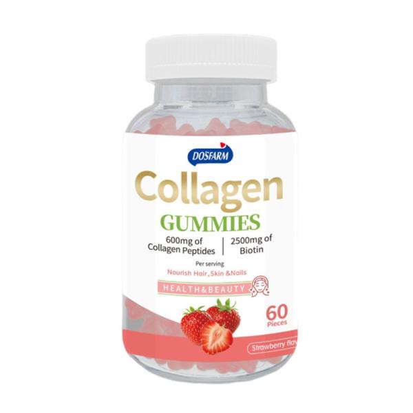 Lutein DHA Healthy Blueberry Gummies 60 Pieces Gummy Candy With Low Fiber Content