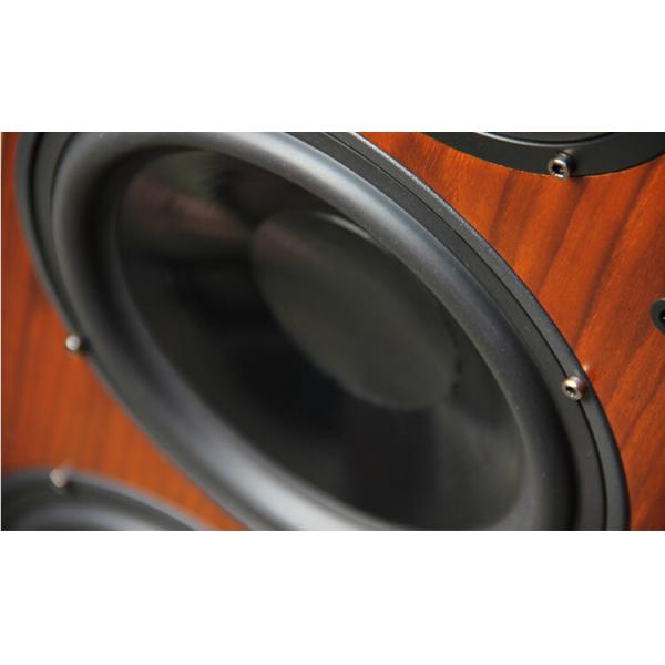 2015 Brand New Wood Finish Perfect Sound Floor Stand Home Speaker Dual 8 Inch Bass Driver