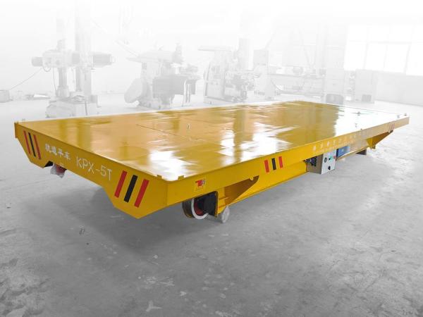 10-50 Ton Industrial Interbay Material Transport Railway Guided Plant Die Transfer Truck Large Load Coil Transfer Cart