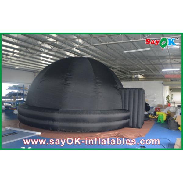 Диаметр 5m купола воздуха передвижного планетария образования раздувной черный