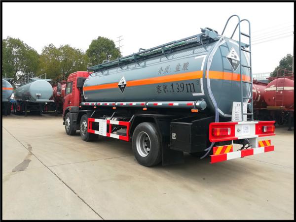 FAW 25Ton Heavy Duty Truck 13.9 Cbm  Chemical Vehicle Sodium Hydroxide Solution/liquid Special Truck Special Transport Truck