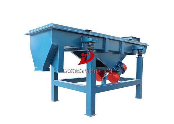 Customized Heavy Duty Square Linear Vibrating Screen For Dry Screening Equipment