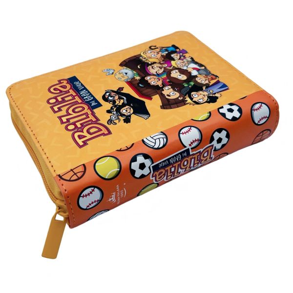 custom high quality mini pocket bible printing for kids,children,zipper cover