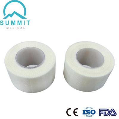 Fita médica branca médica 1 X 10yds de pano de pano de seda
