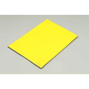 Panel compuesto de aluminio PVDF amarillo brillante B1 A1 Acp Sheet Design para el interior del hogar