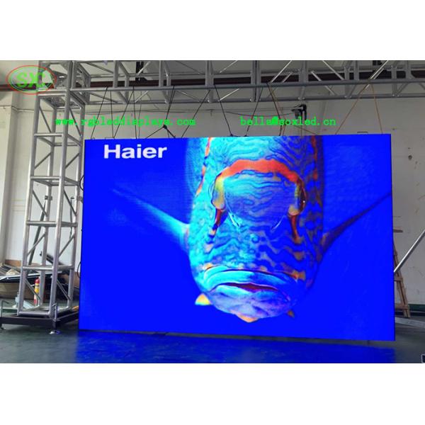 P4 Indoor high definition  RGB LED Display with module size 256mm*128mm