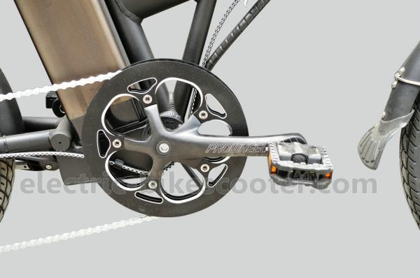 Aluminum 20 Inch Electric Folding Bike Disc Brake TX55 Derailleur System