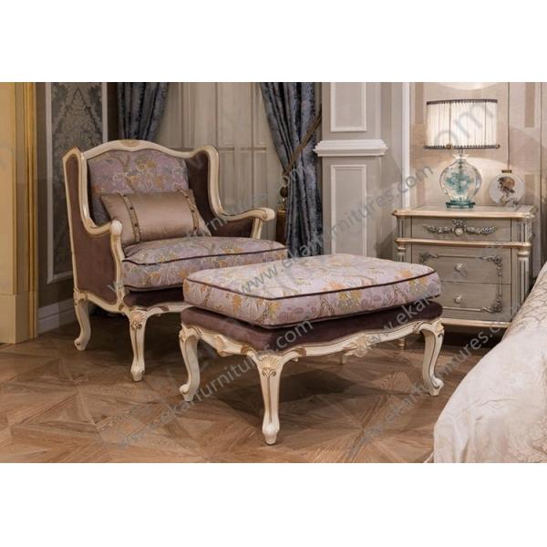 Ekar Furniture Suppliy Wholesales European Style Dressing Chair TE-029