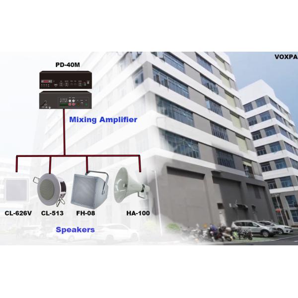 Bluetooth MP3 FM 80W Desktop Amplifier 1.5U Class D Mixing Amplifier OEM ODM 