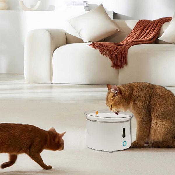 Noise 20dB Automatic Wireless Pet Water Dispenser with LED Indicator and Cold Water SP601A