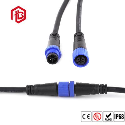 Diodo emissor de luz que ilumina o conector de cabo à prova d'água do PVC de M15 IP67