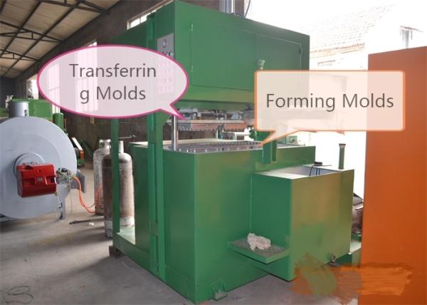 Nanya1000Pcs/h Semi Automatic Fully Automatic Paper Egg Tray Machine /Pulp Molding Machine Price With Aluminum Molds Fast Simple Small Business Idea 