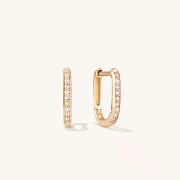 Delicate 14K Gold Plumeria Full Hoop Earrings Hawaiian Craftsmanship