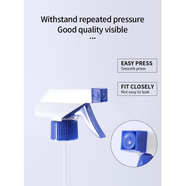 Chemical Resistant Cleaning Rotate Hand Spray Trigger Sprayer for Plastic Bottles