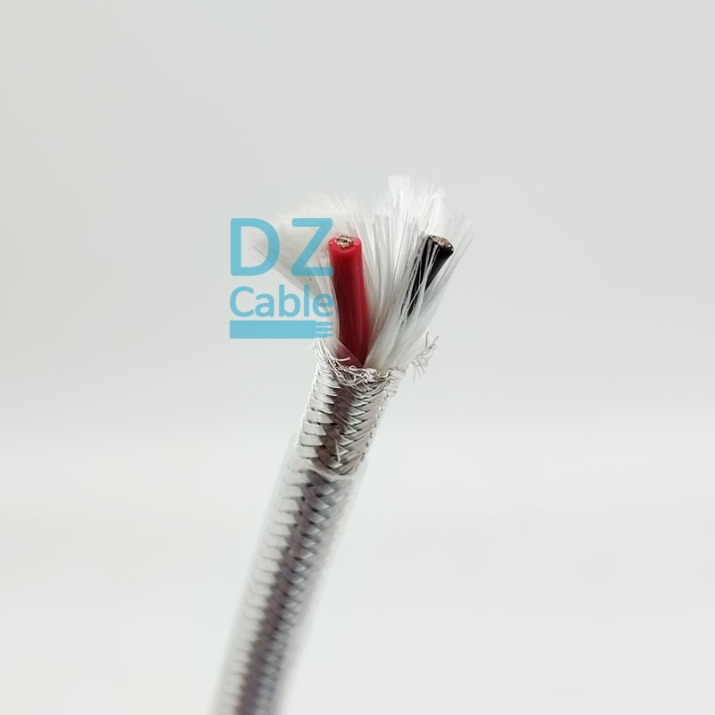 PFA Shielded High Temperature Aerospace Cable – Multi Cores 2 Core / 4 Core Heat Resistant Braiding Cables SPC/PFA/SPCWB/PFA