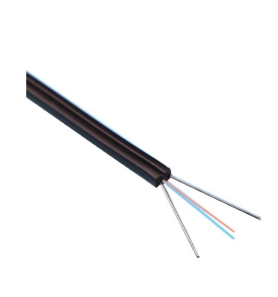 2 Core G.657A1 FTTH Drop Fiber Optic Cable GJXH Indoor Optical Fiber Cable