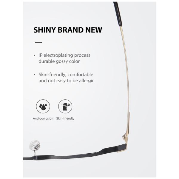 Алюминиевые стекла рамки титана магния, изготовленный на заказ объектив вокруг стекел рецепта