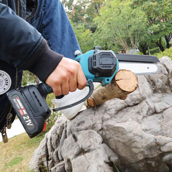 Бесбросовая телескопическая электрическая столбиковая бензопила 6 дюймовая