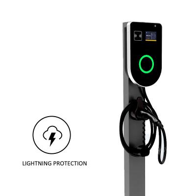 OEM Electric Vehicle 7kw EV Charger Type 2 For Public Charging