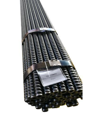 Full Threaded Steel Self Drilling Rock Bolt / Hollow Anchor Bar High Performance