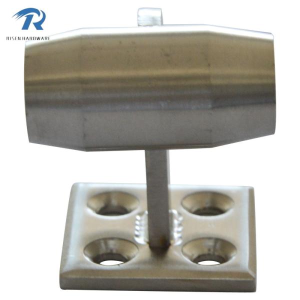 stainless steel handrail fitting rail to wall HFRS002, finishing satin or mirror