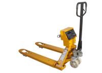 Indicador resistente de acero de Jack Scale Truck With Weight de la plataforma de Warehouse de carbono