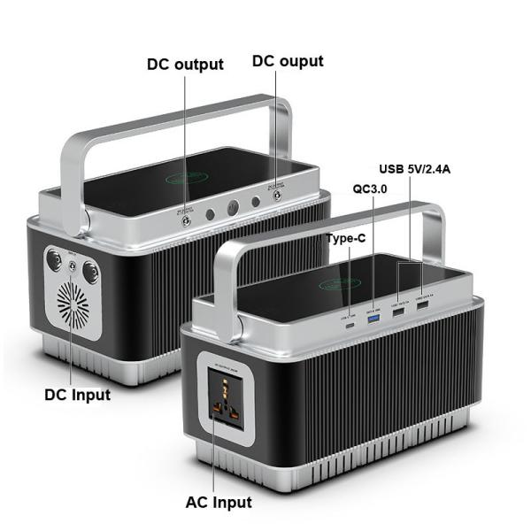 QC3.0 250W Power Charger Station 60000mAh DC 15V 3A utdoor Use