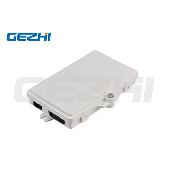 1*2 Mini Tipo Splitter 2 núcleos Fibra Óptica caixa de terminação com 25KG capacidade de adaptador 2pcs