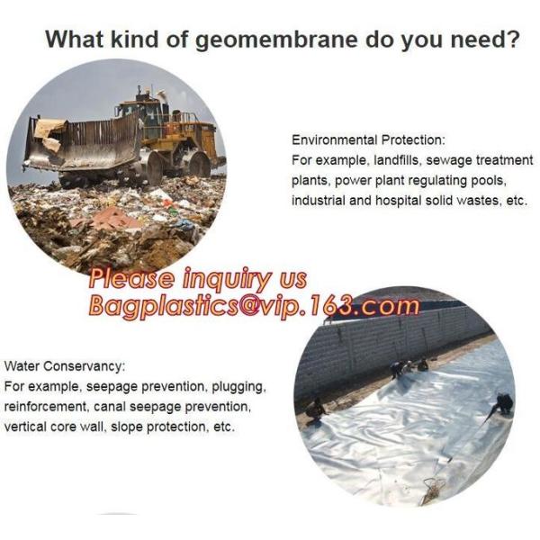 Construction Builder Film, Waterproof Dampproof, PONDS LINER, Geomembrane, Geotextile, Protective Cover