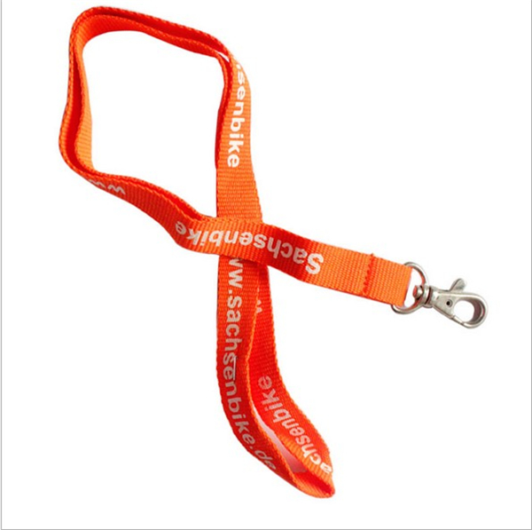 Economic branding promotion polyester lanyard with safety break away buckle,safety lanyard
