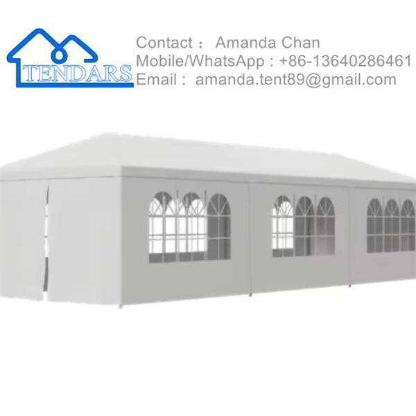 Outdoor Heavy Duty Customized Size Aluminum Waterproof PVC Canopy Marquee Tent For Storage