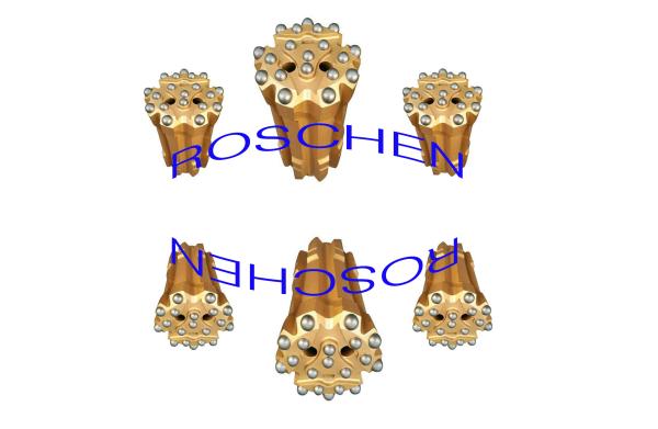 Tungsten Carbide Top Hammer Drilling , Thread Rock Button Bit Drilling