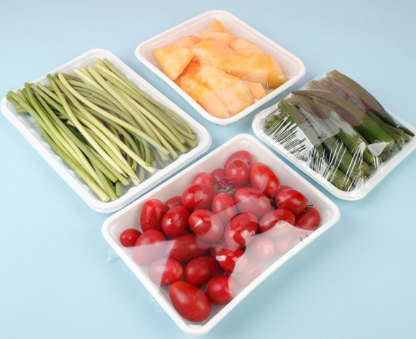 плиты Degradable майцены 52g устранимые для свежего подноса фрукта и овоща